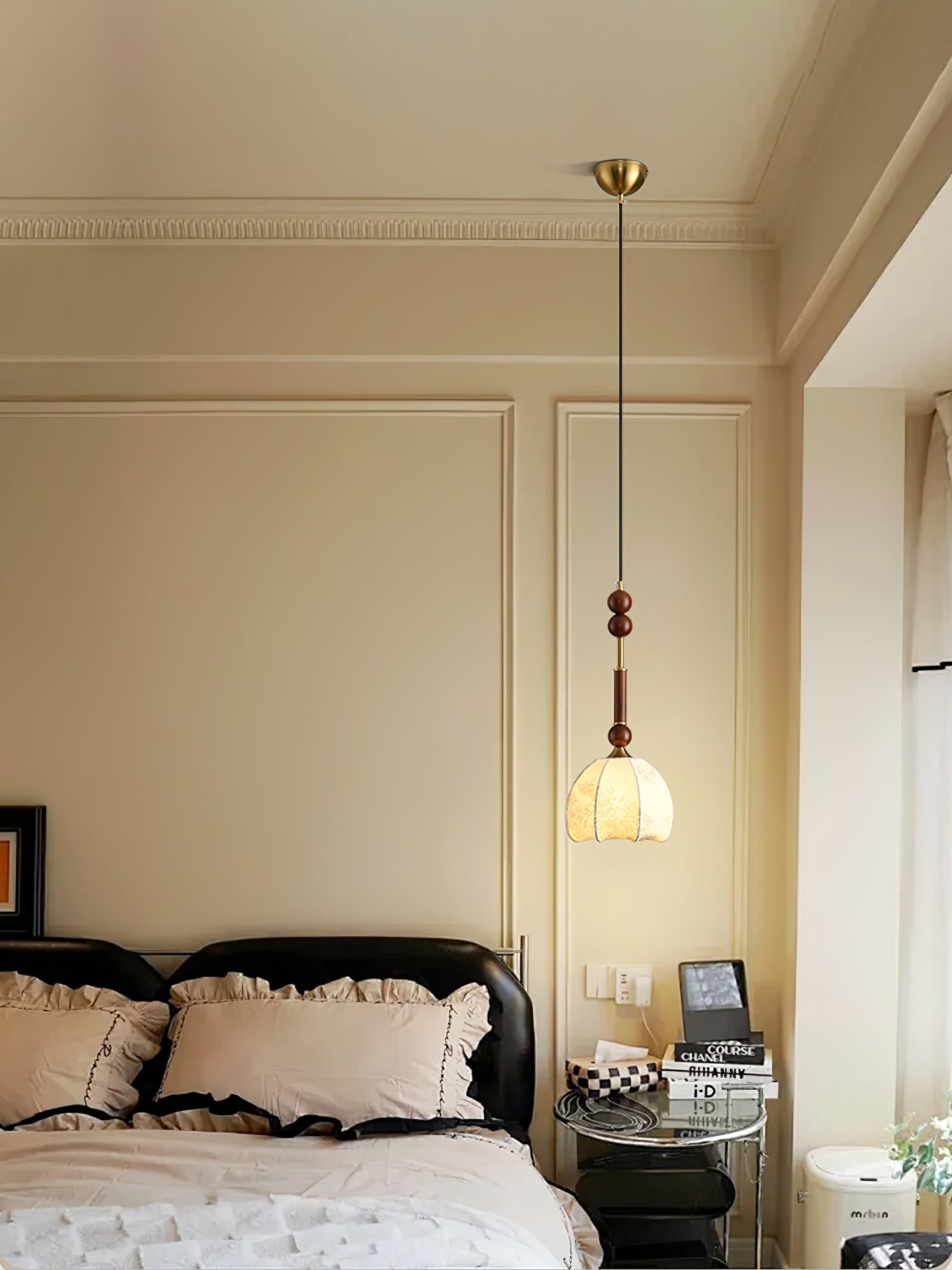 Retro Solid Wood Series Pendant Lamp M524