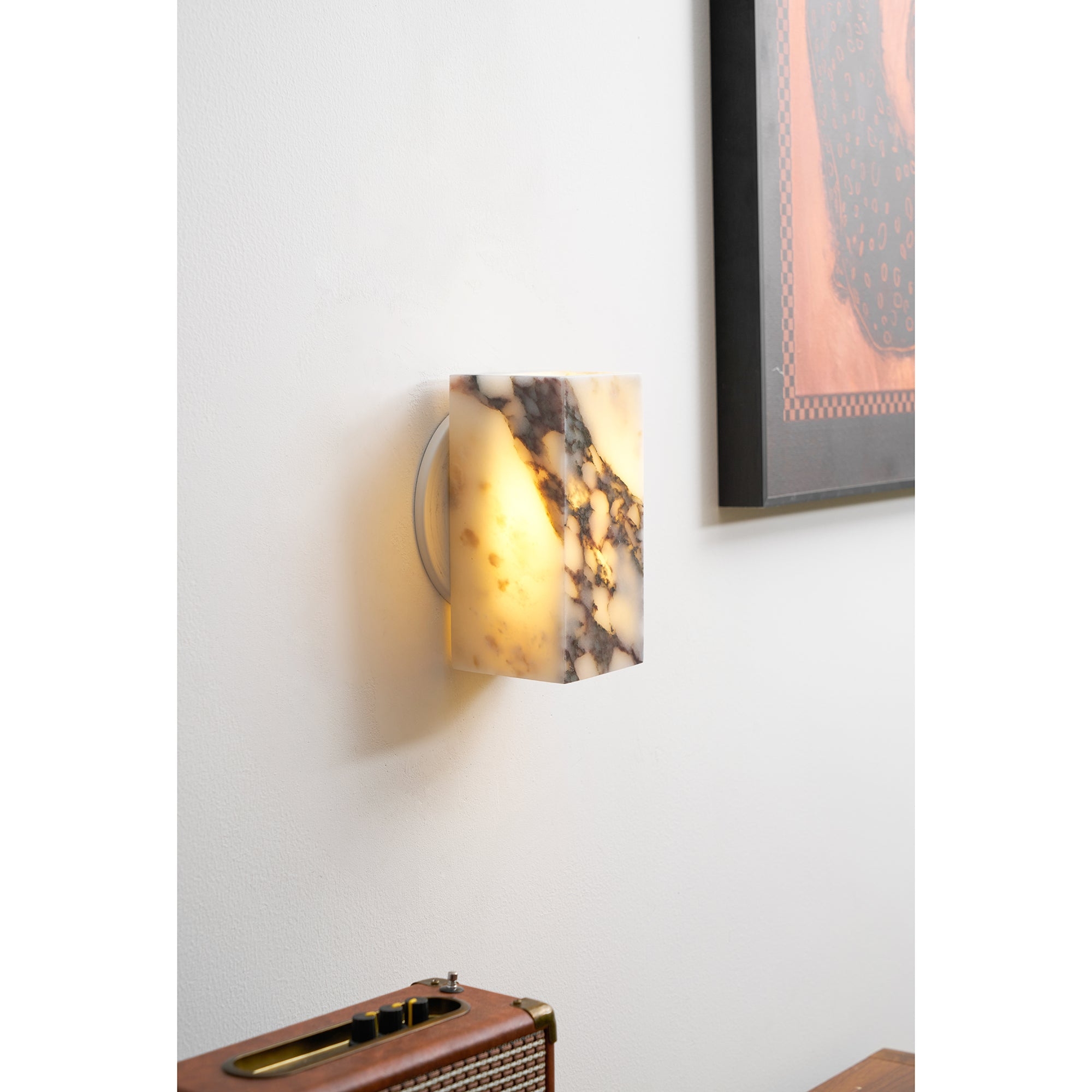 Square Marble Wall Lamp D625