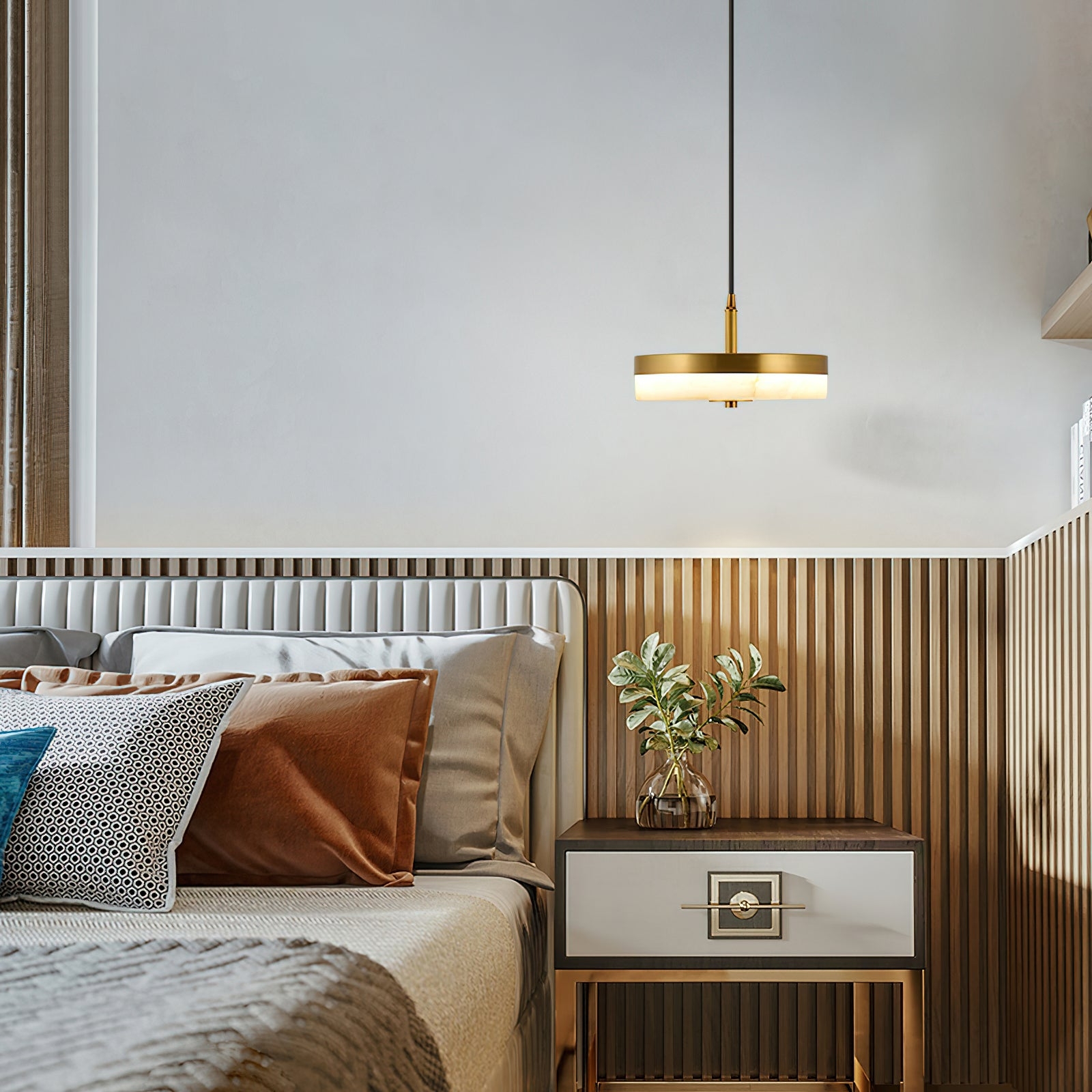 Wyatt Alabaster Pendant Light D427