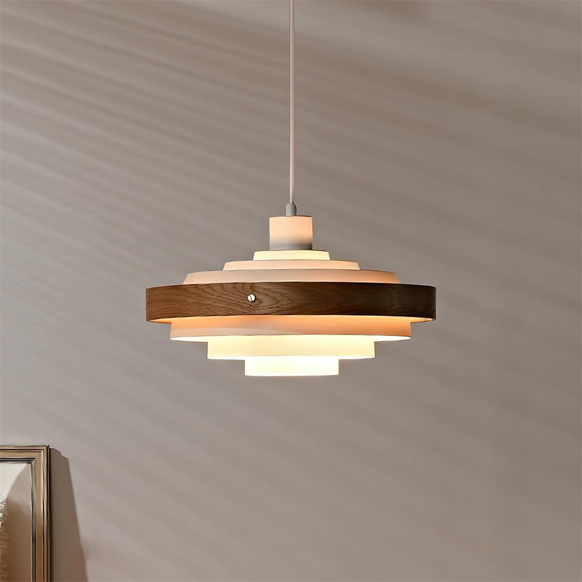 Layervelle Nordic Multi-Tiered Drum Shade Pendant Light M280