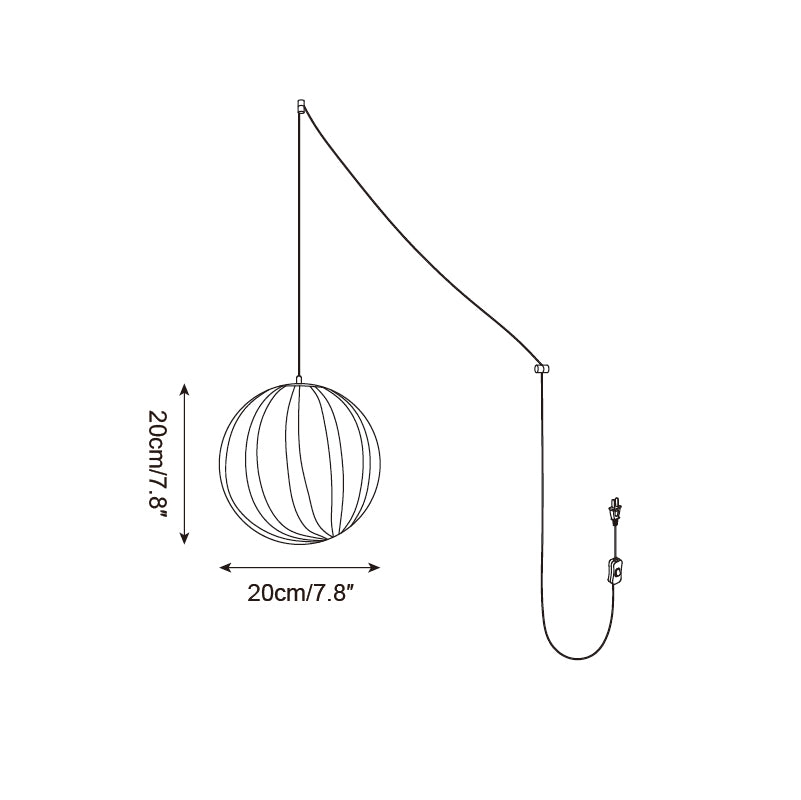 Solstice Plug In Pendant Lamp D126