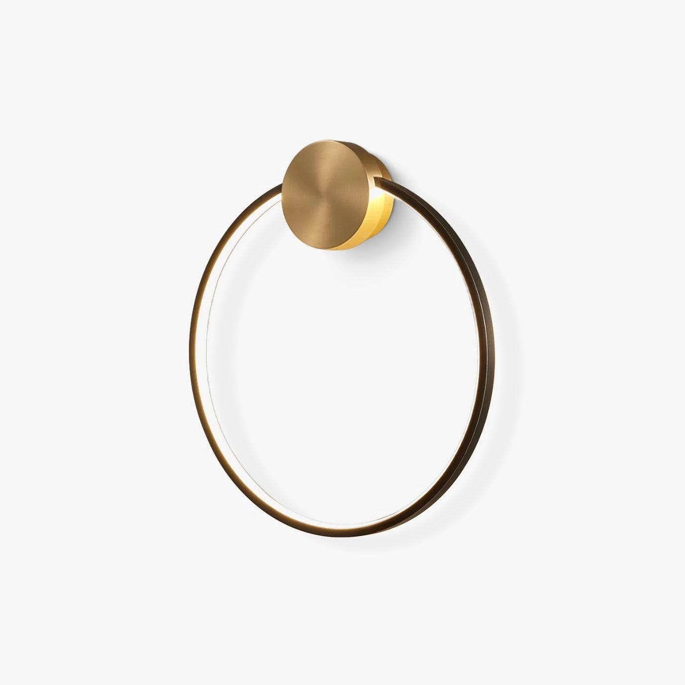 Minimalist Creative Simple Brass Round LED Wall Light M429
