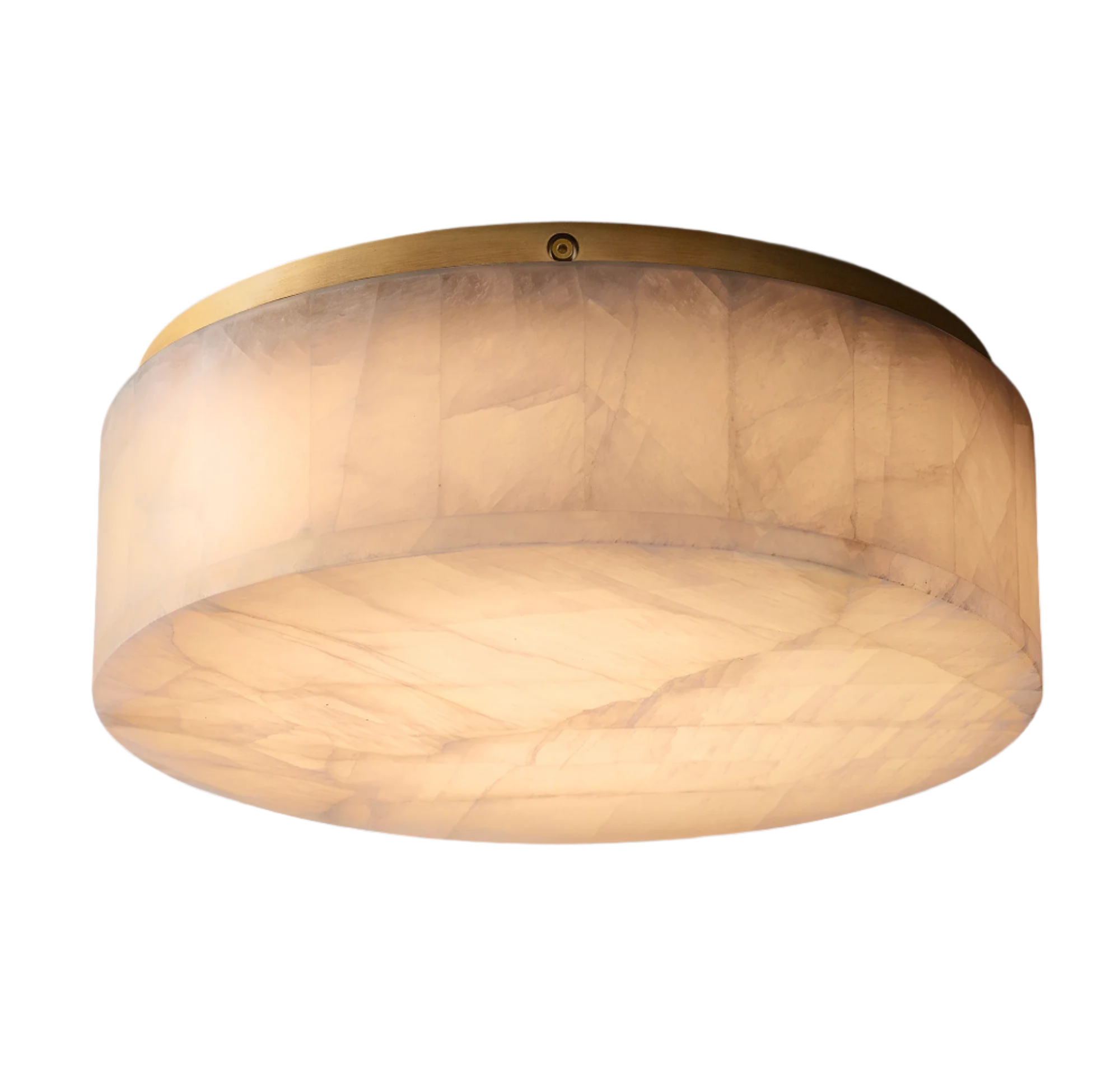 Rivage Alabaster Minimalist Ceiling Light D948