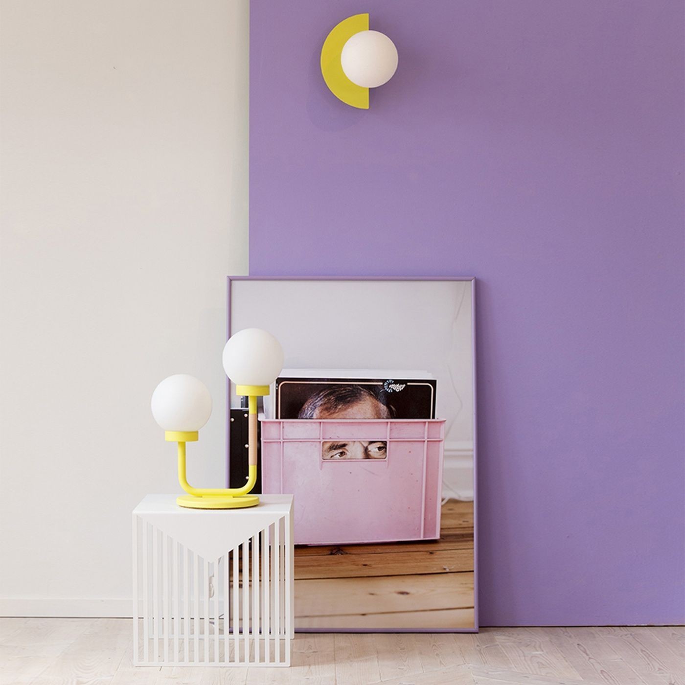 Colourful Glass Wall Lamp S155