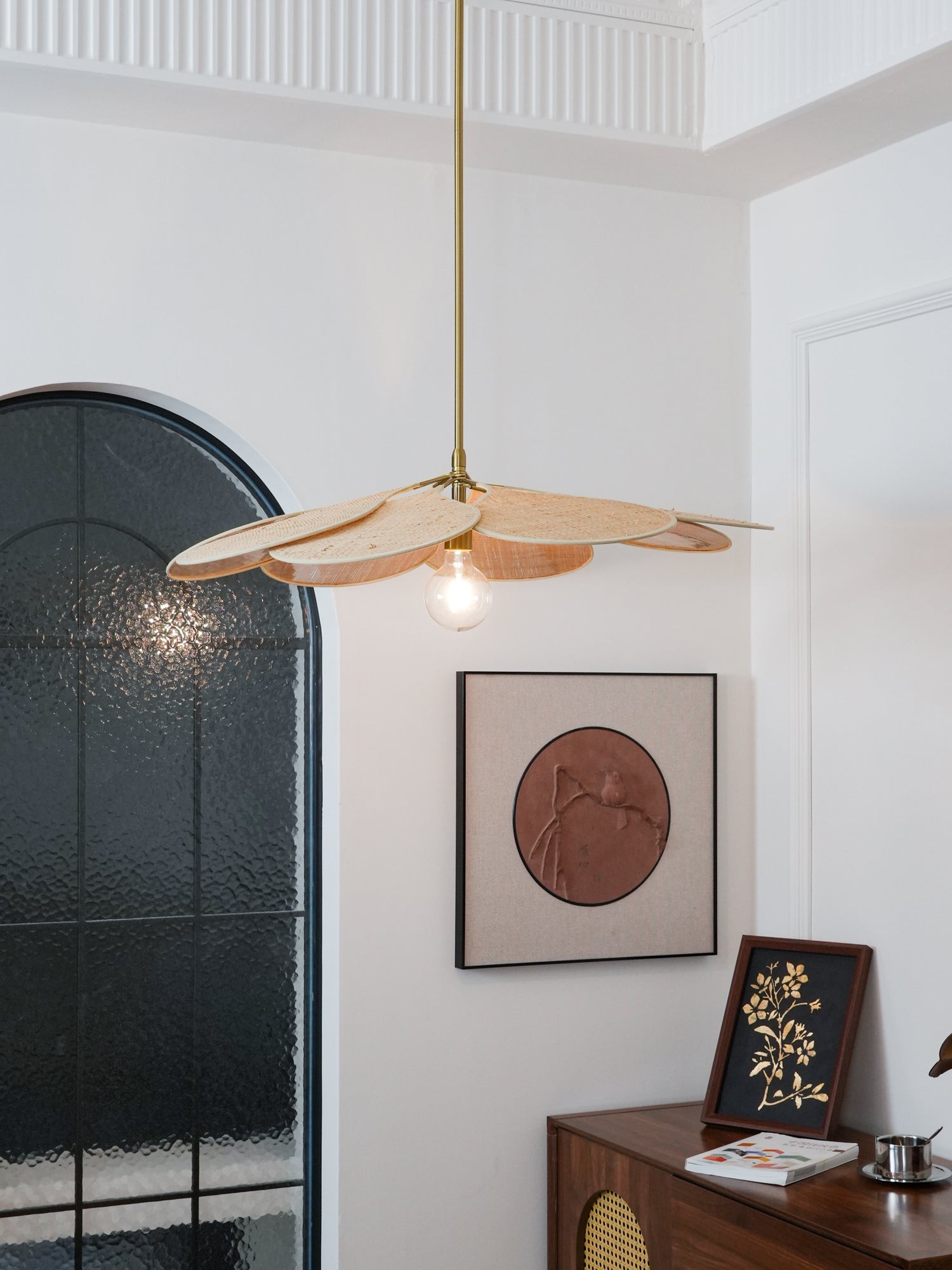 Petals Bloom Rattan Pendant Lamp M532
