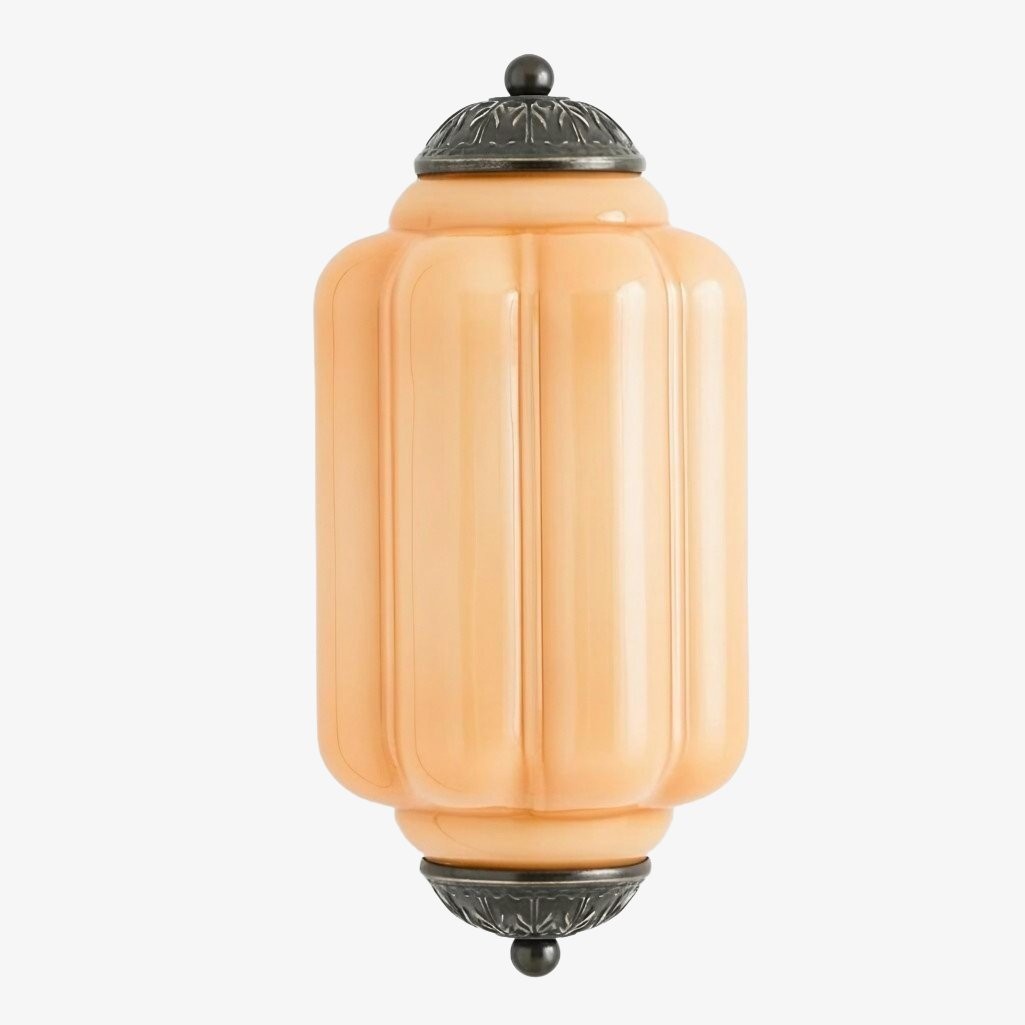Eloise Brass Wall Sconce – Elegant Milk Glass Vintage Lighting T290