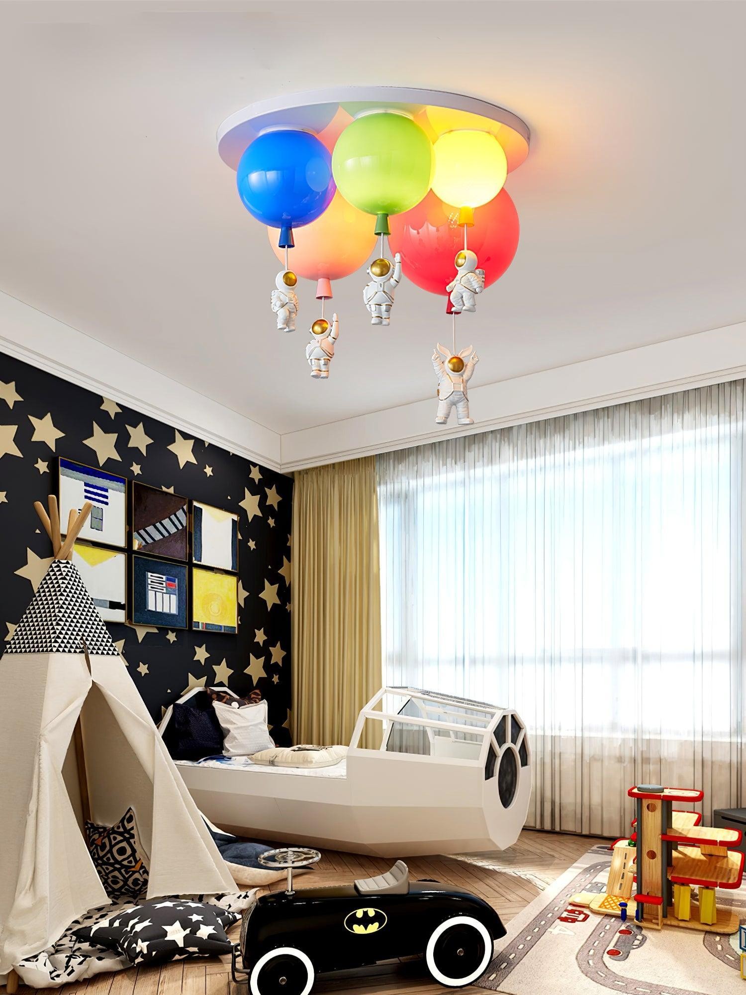 Astronaut Glossy Balloon Ceiling Lamp M494