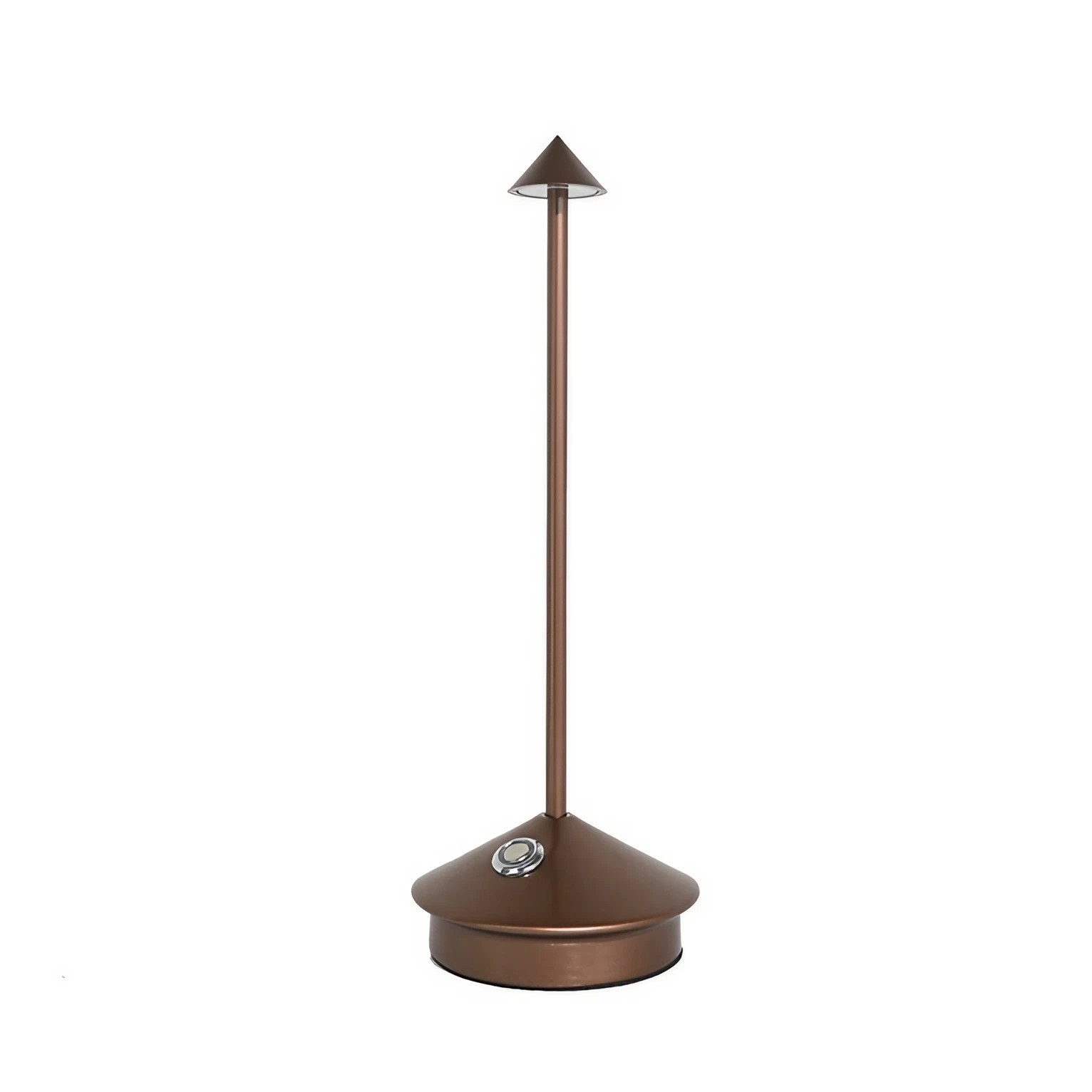 Pina-lampa i corten-finish