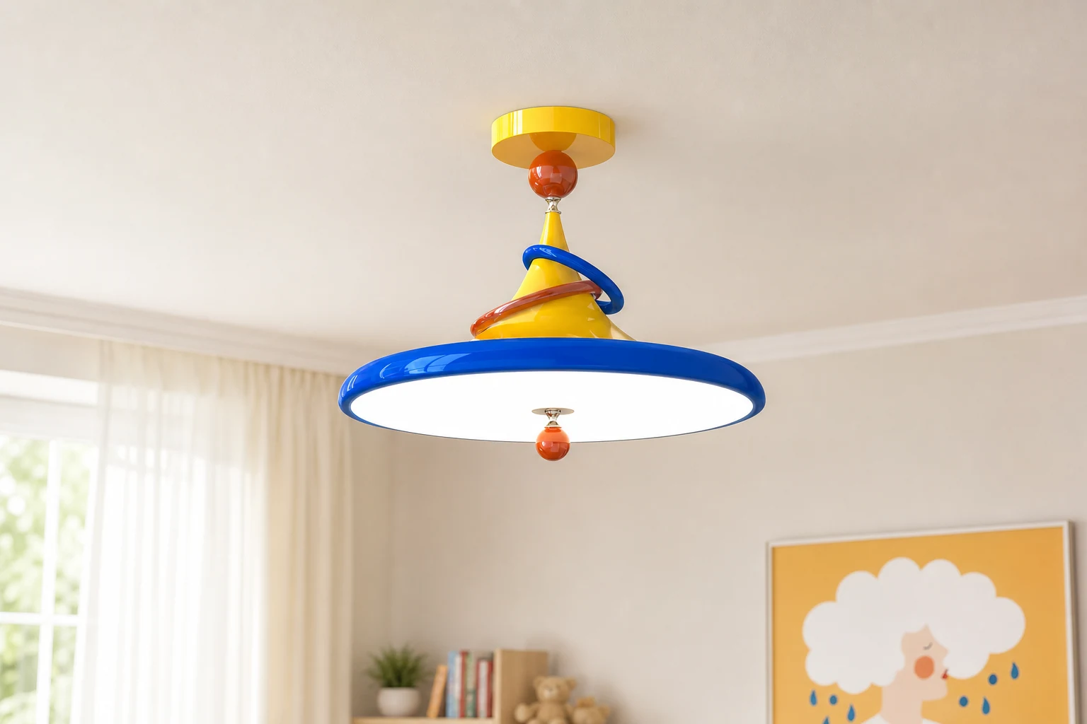 Lampa sufitowa Kivra D142 scena lifestylowa