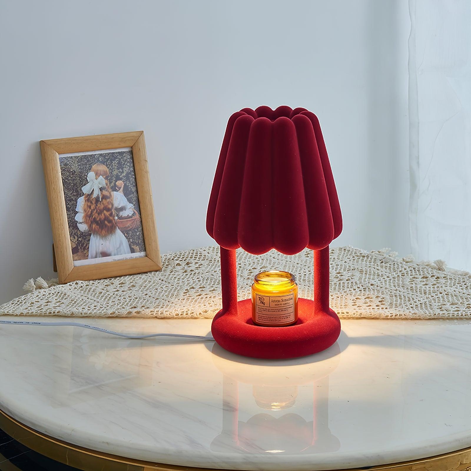 Ice Cream Flocked Resin Table Lamp M566