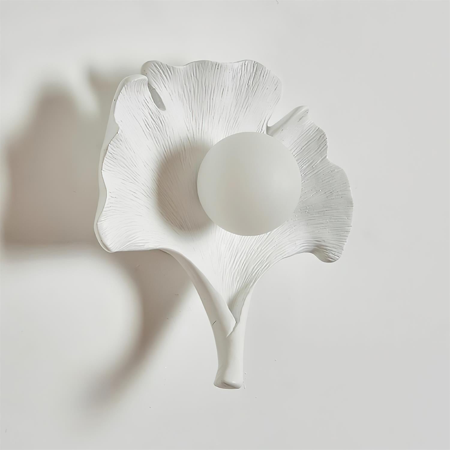 Vintage Ginkgo Leaf Resin Wall Lamp M259