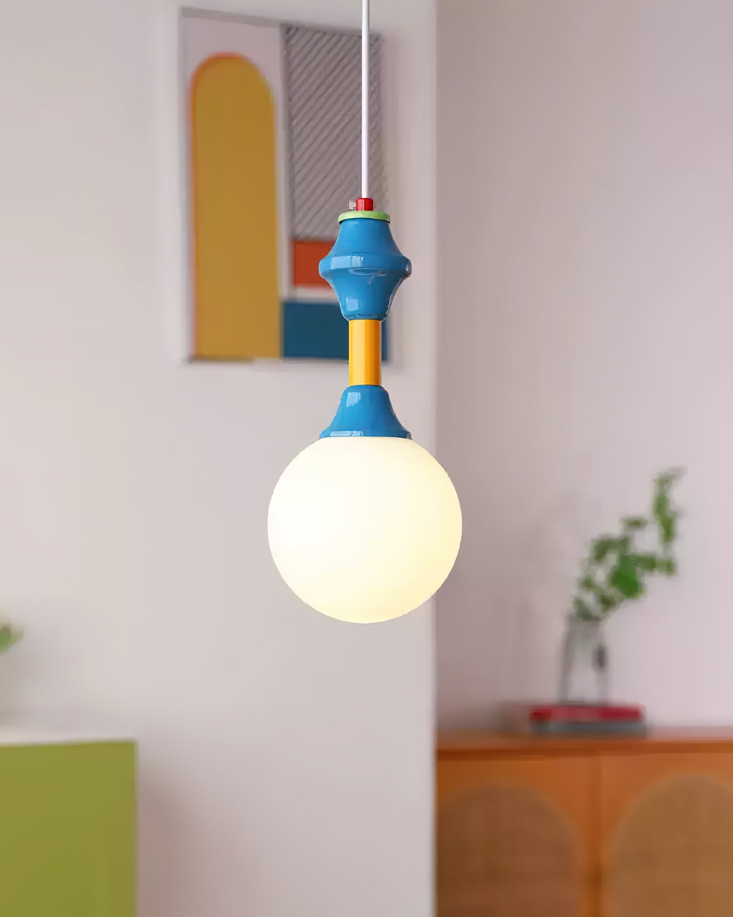 French Blue And White Atmosphere Pendant lamp M194