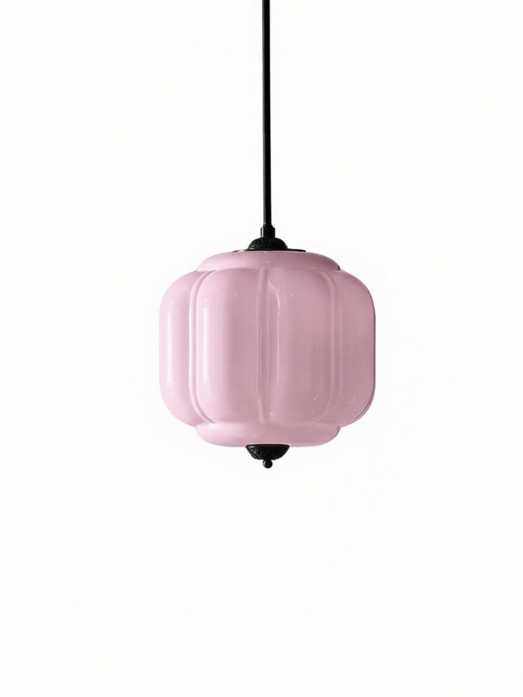 Eloise Vintage Glass Chandelier - Milk Glass Home Accent T289