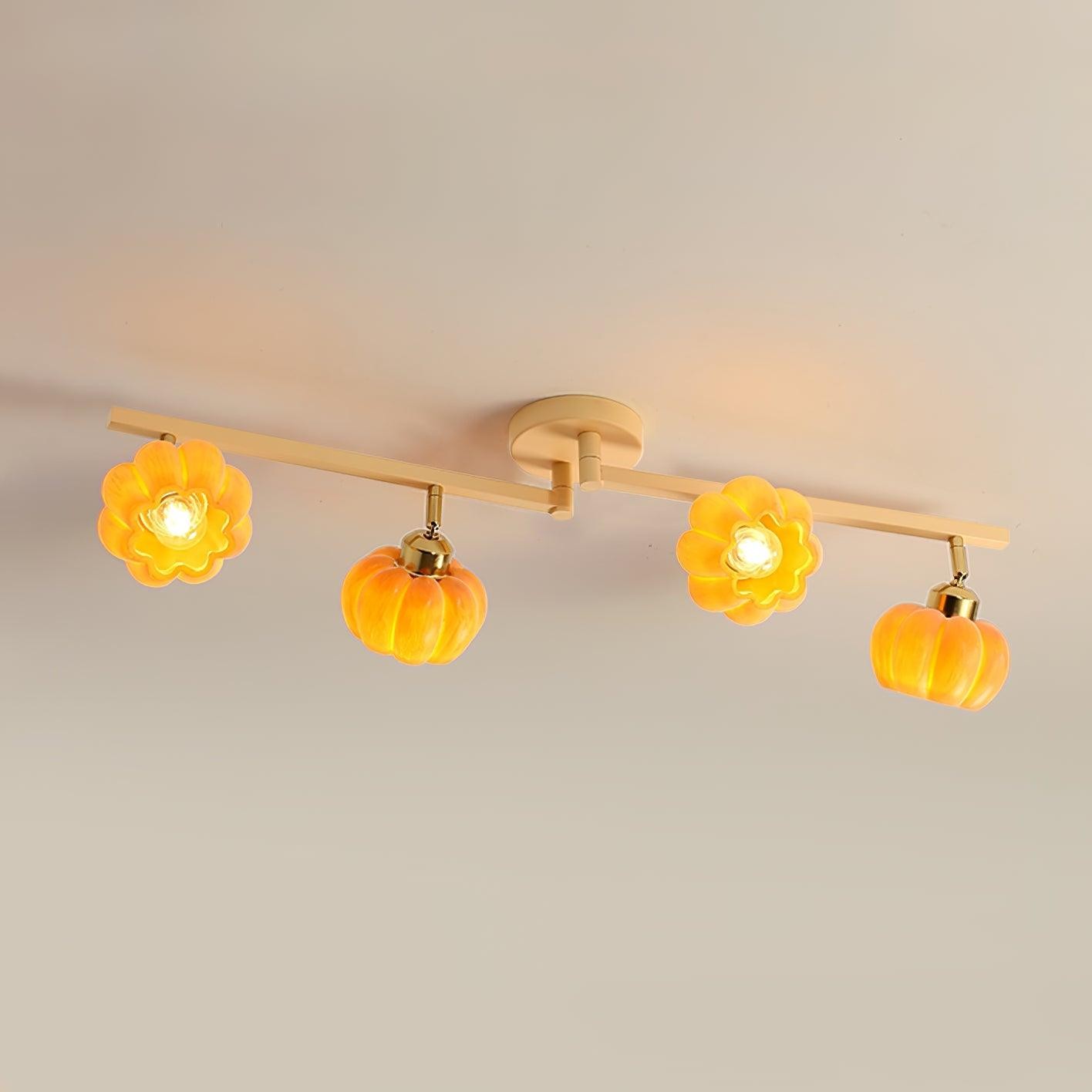 Pumpkin Flower Ceiling Lamp M315