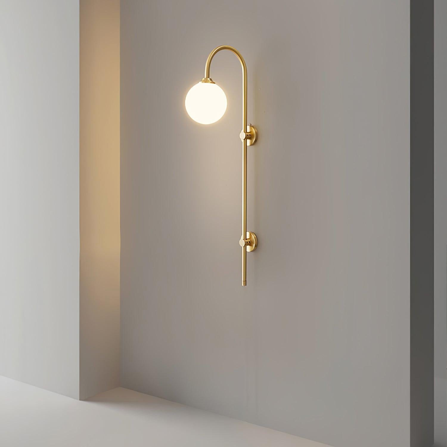 Globe Brass Wall Sconce M555