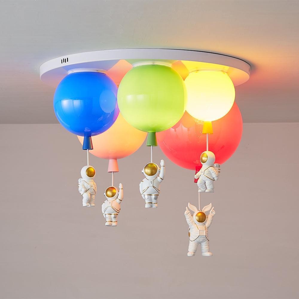 Astronaut Glossy Balloon Ceiling Lamp M494
