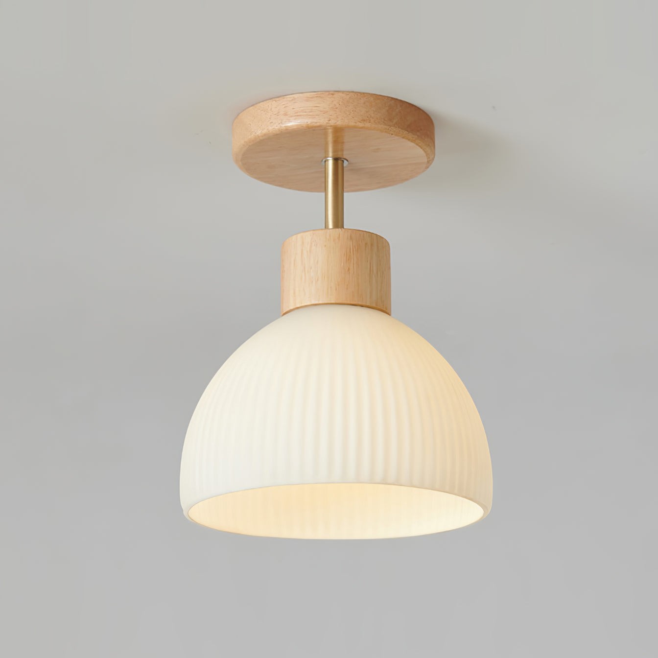Nordic Wood Style LED Ceiling Lamp M177