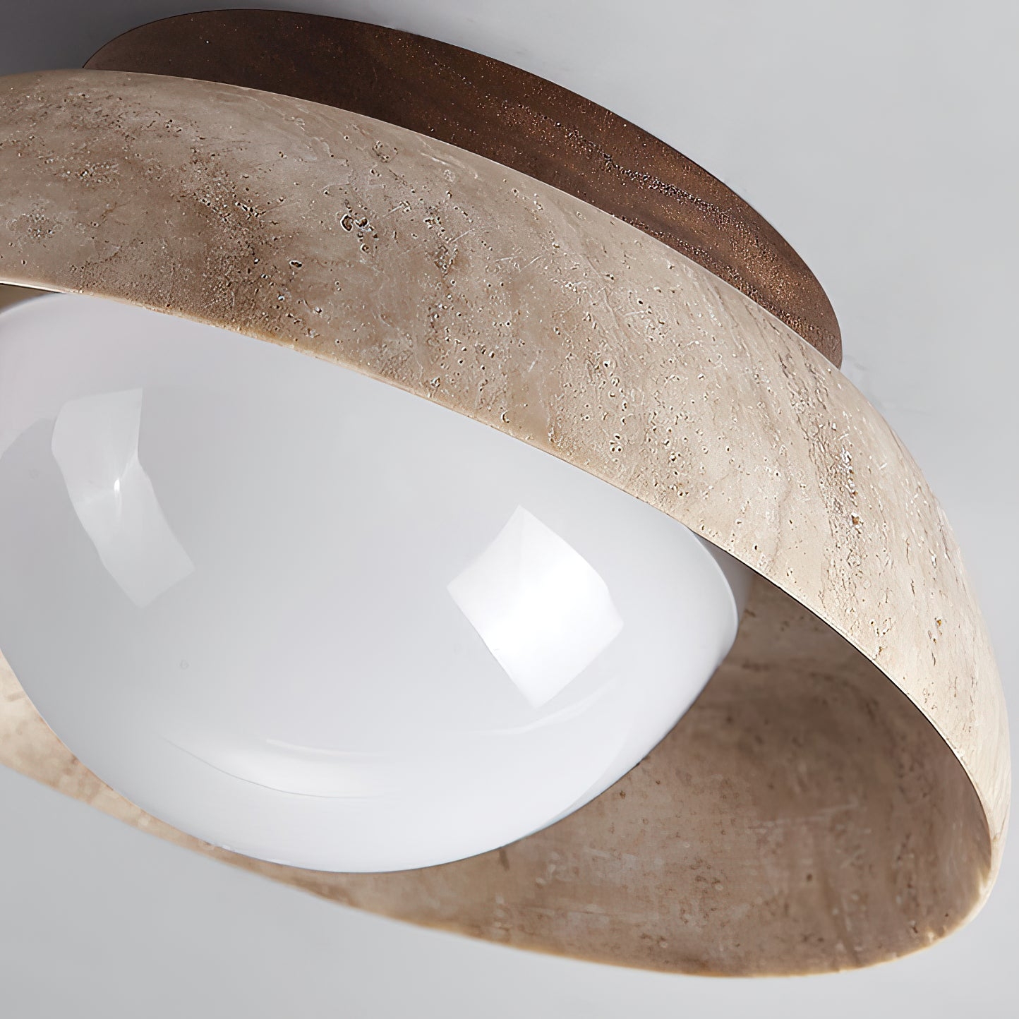 Piedra Travertine Ceiling Lamp D682