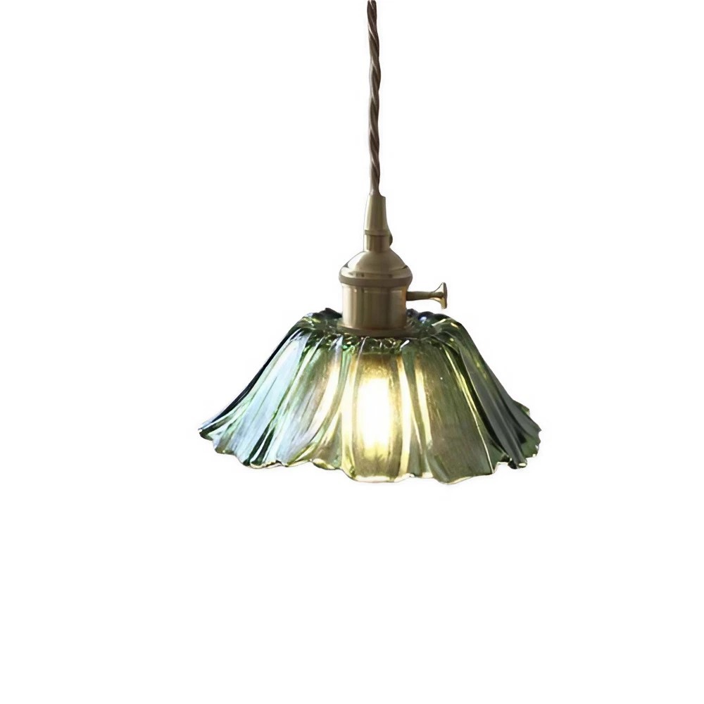 Tiffany Lotus Glass Pendant Light S55