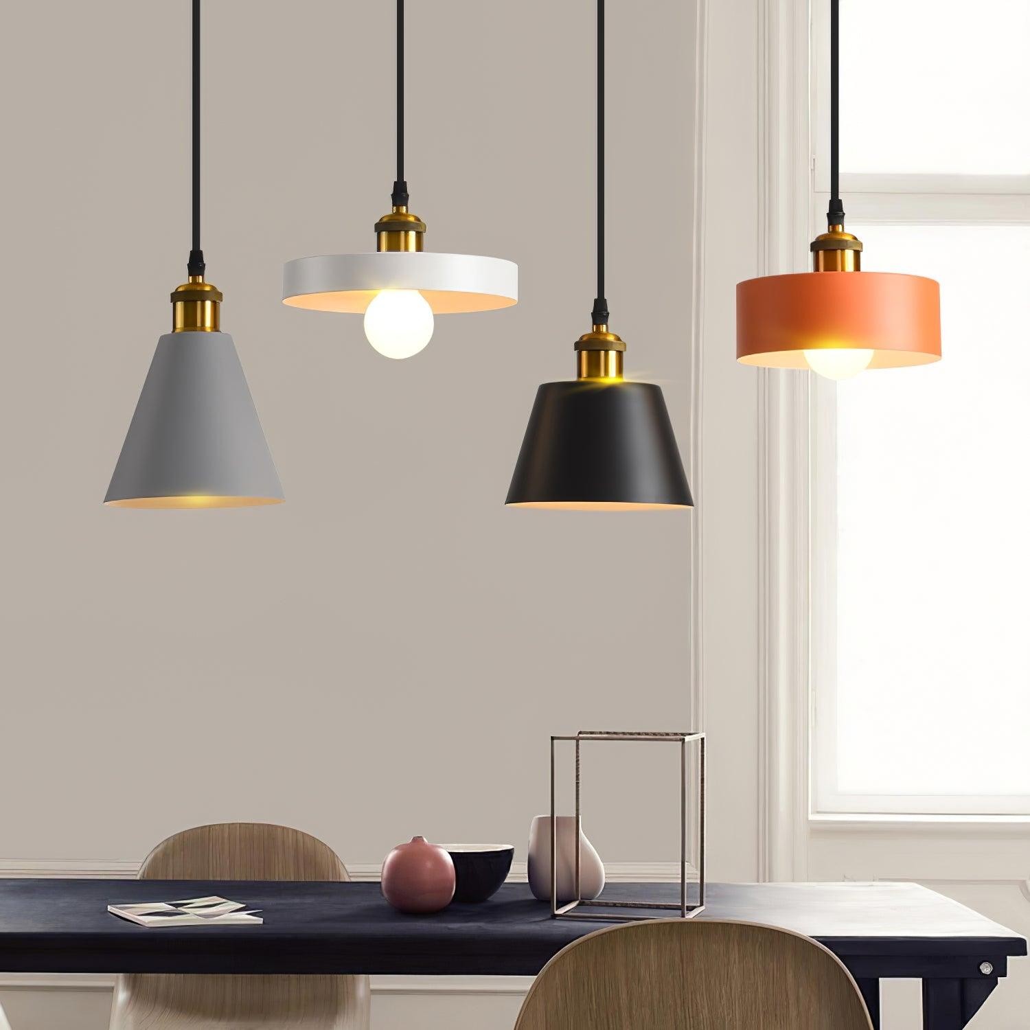 Modern Resin Geometric Pendant Lamp M432