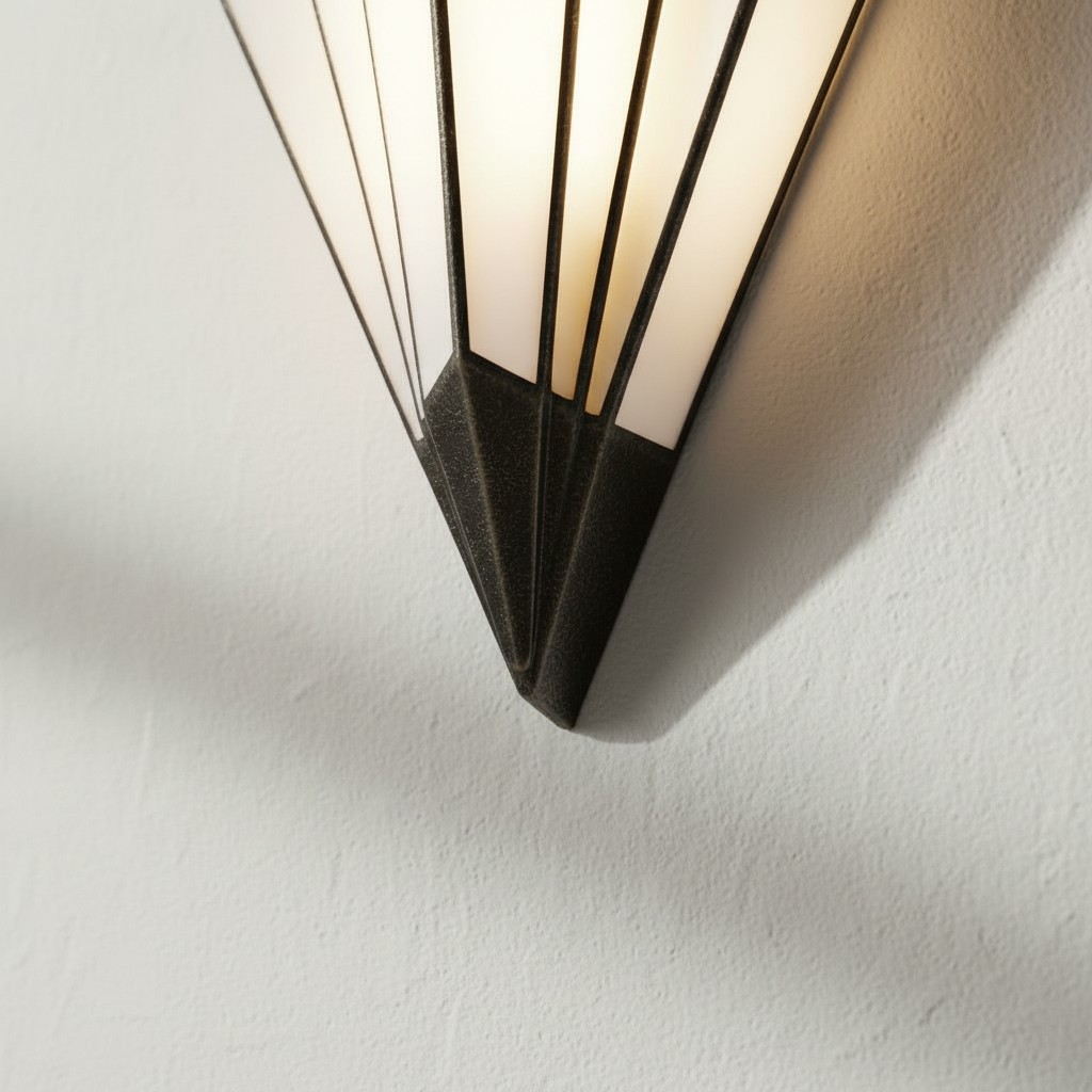 Kelsar Wall Light Featuring Hand-Cut Glass and Elegant Art Deco Design for Indoor Accent Lighting T645