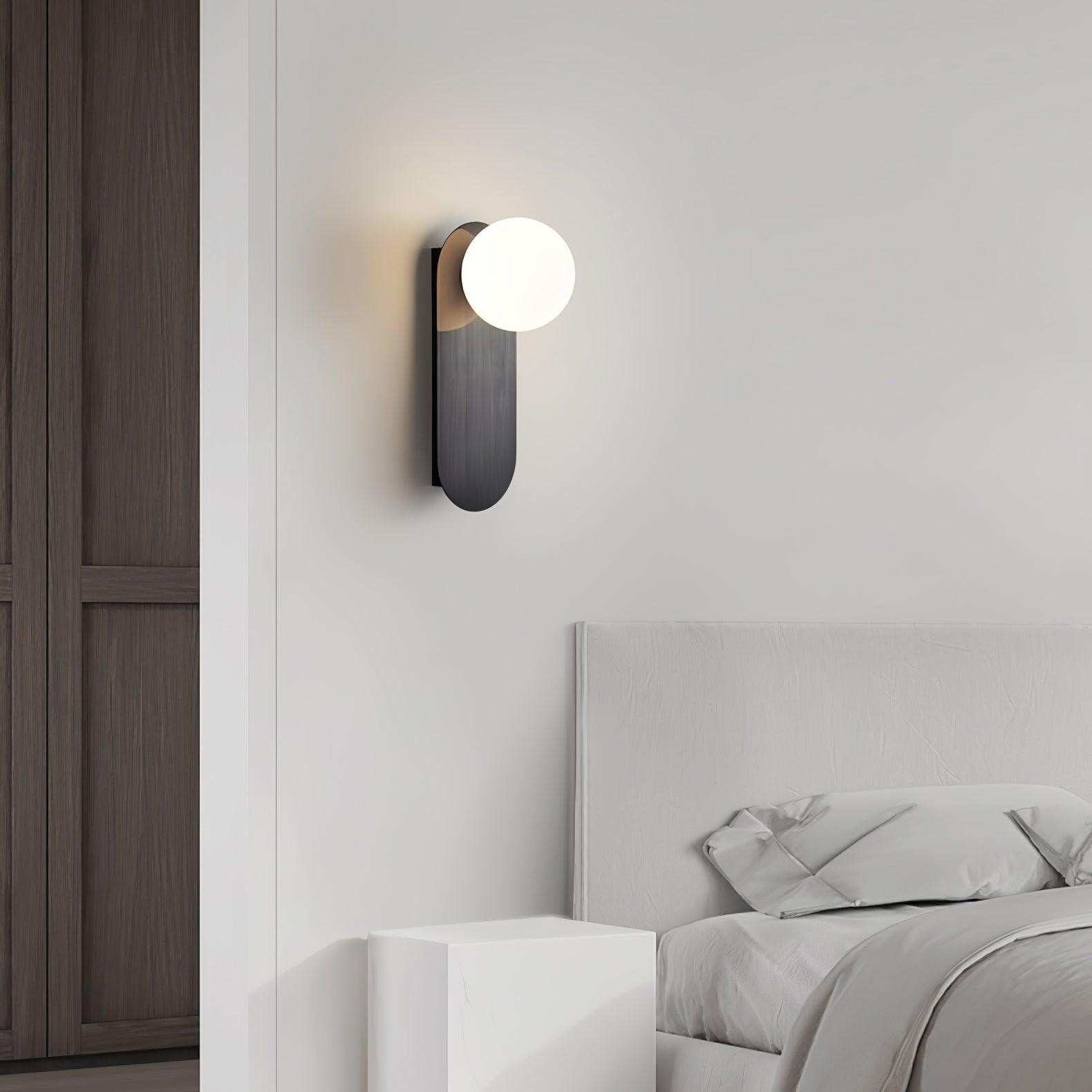 Modern Glass Base Sconce M381