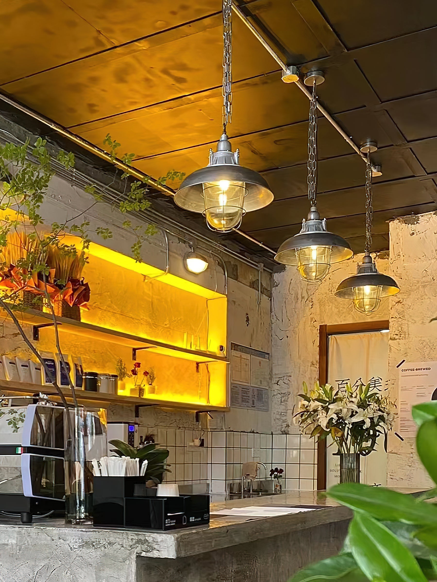 Bulkhead Cage Pendant Light D629