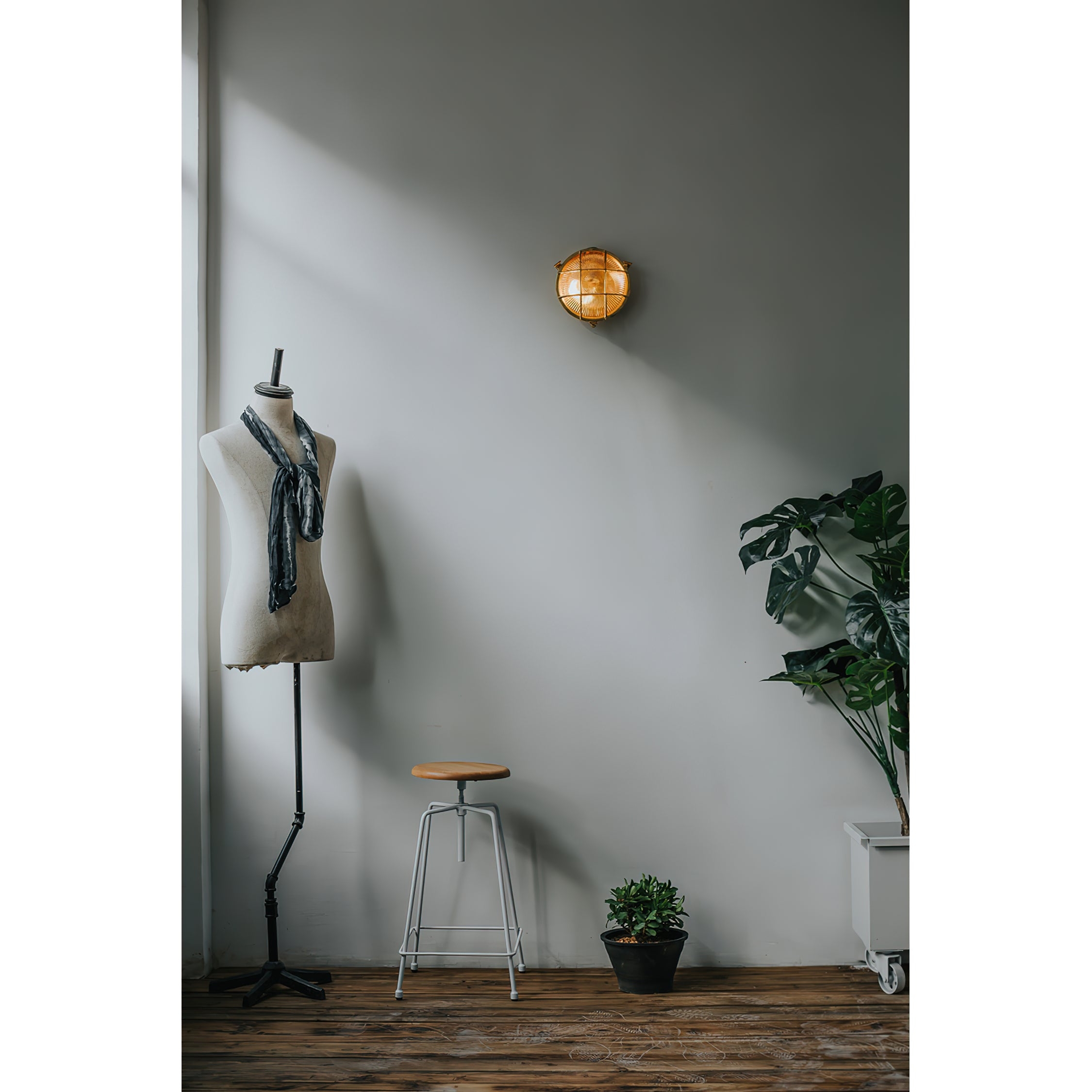 Fremantle Brass Bunker Sconce D636