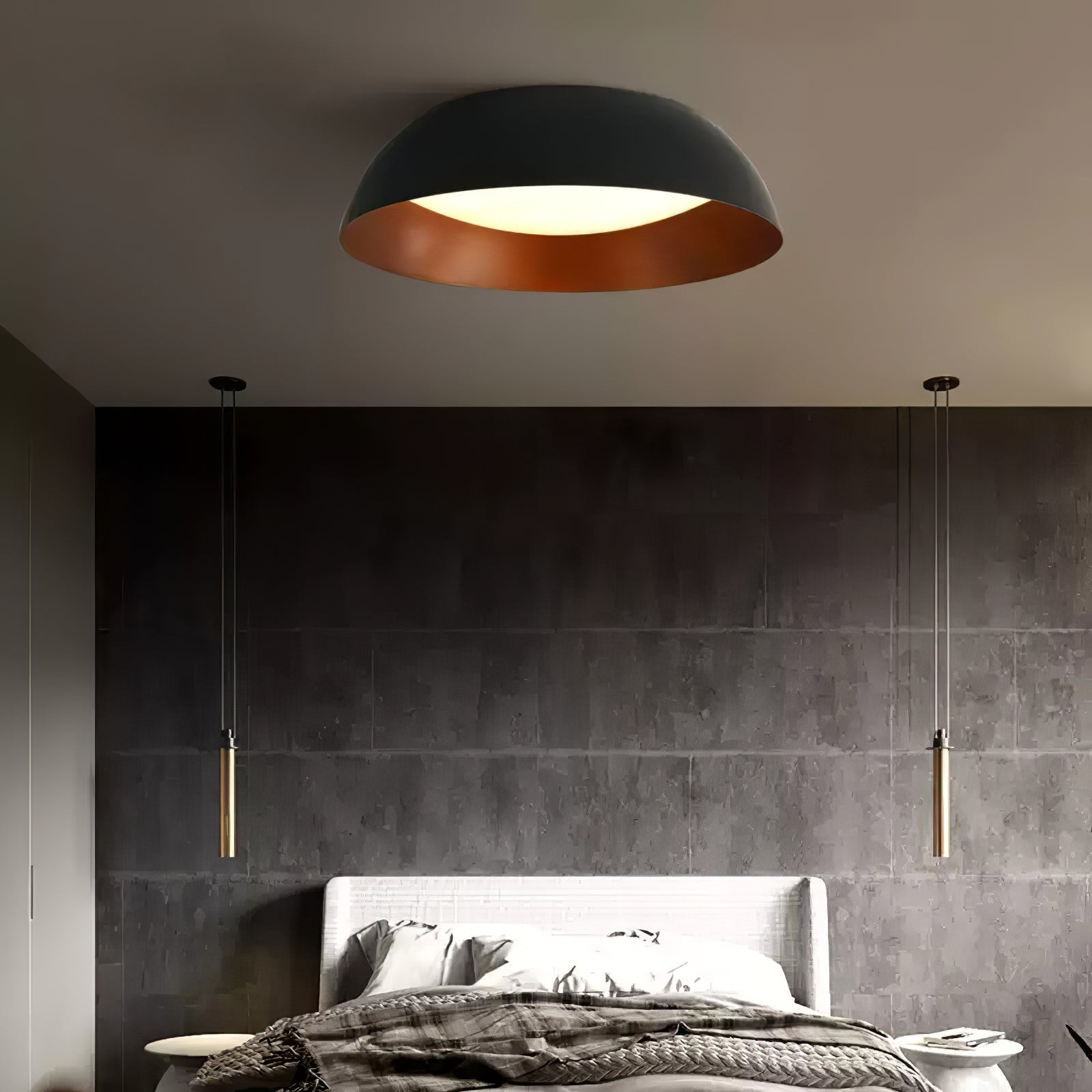 Italian Minimalist Bowl Ceiling Lamp M51