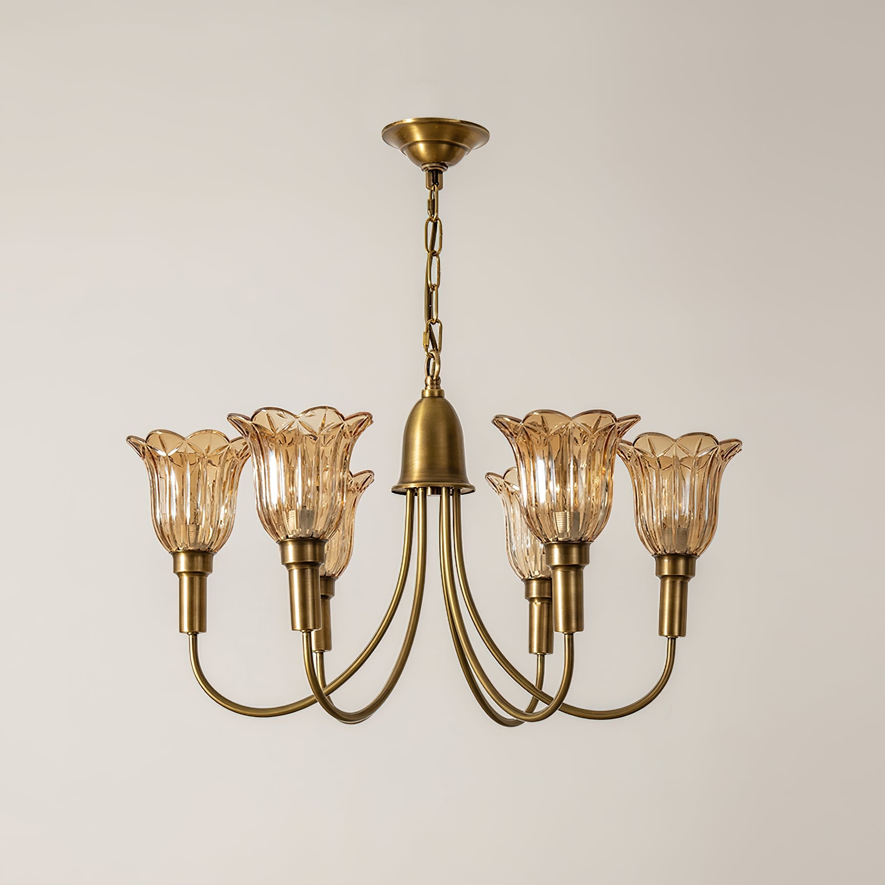 Columbia Brass Chandelier D505