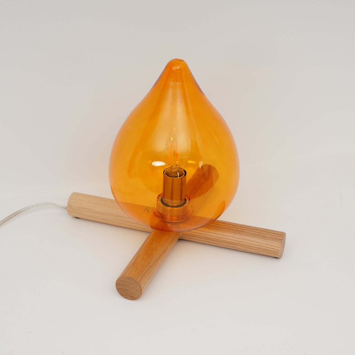 Funny Fire Shape Small Flame Table Lamp M155