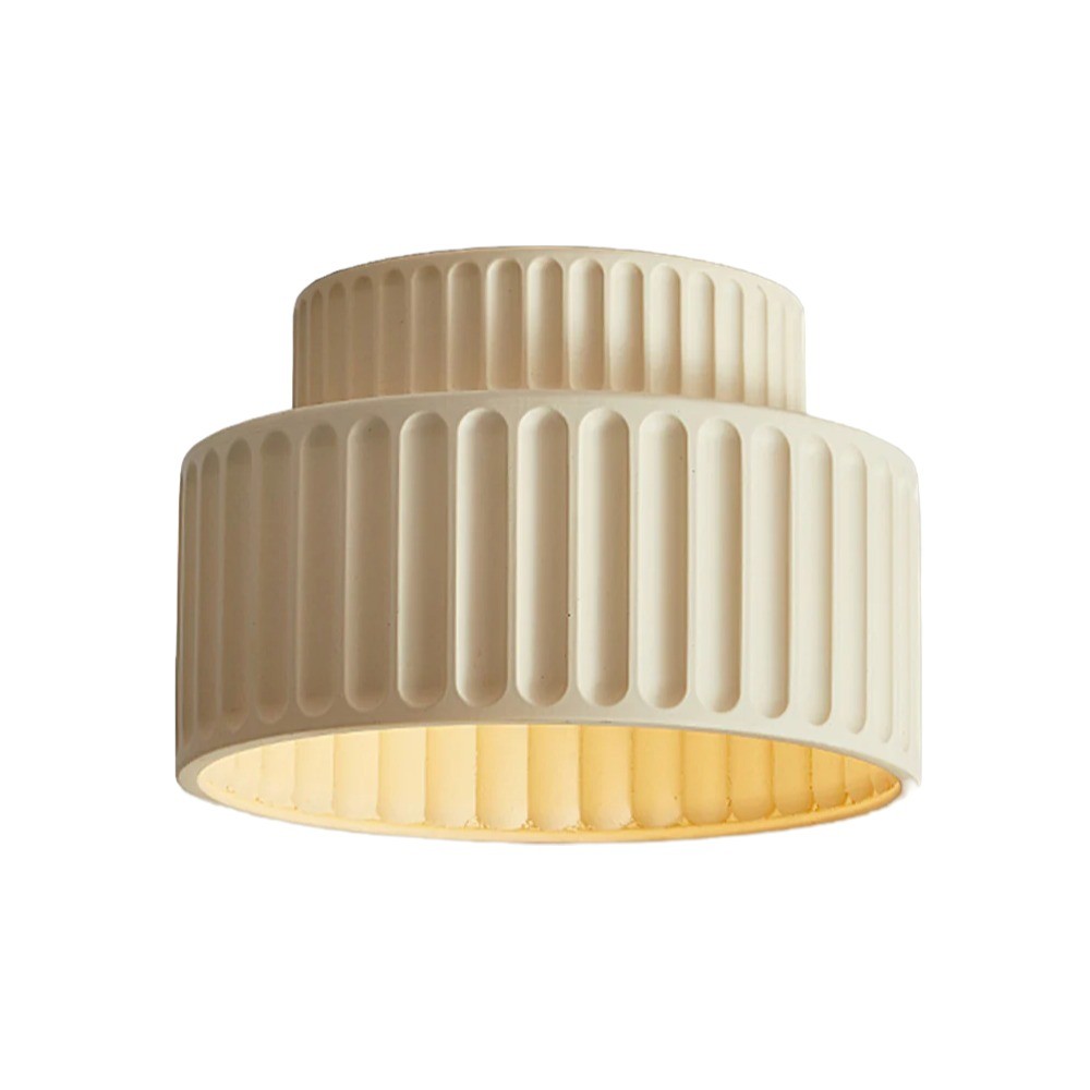 Produktvy av beige Kami taklampa i harts