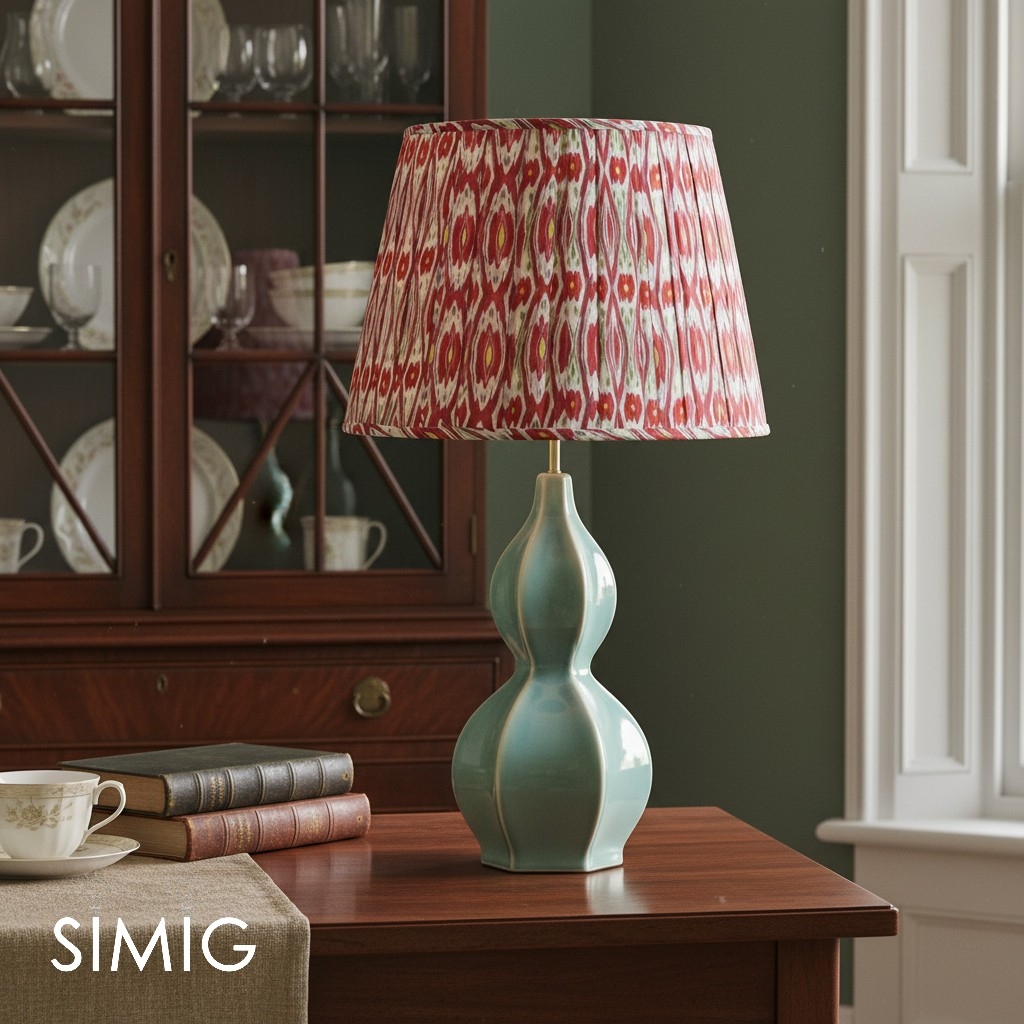 Thalune Table Lamp in Seaweed Ceramic - Sculptural Coastal Glow for Bedrooms and Living Rooms T593