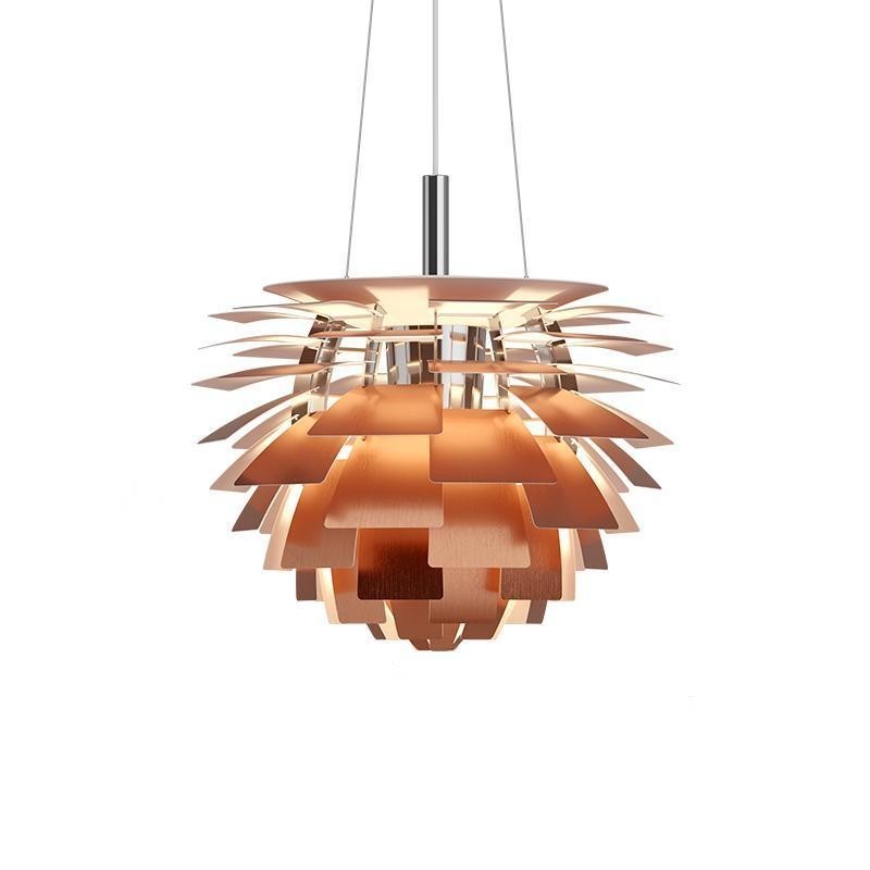 Modern Sculptural Layered Pendant Light