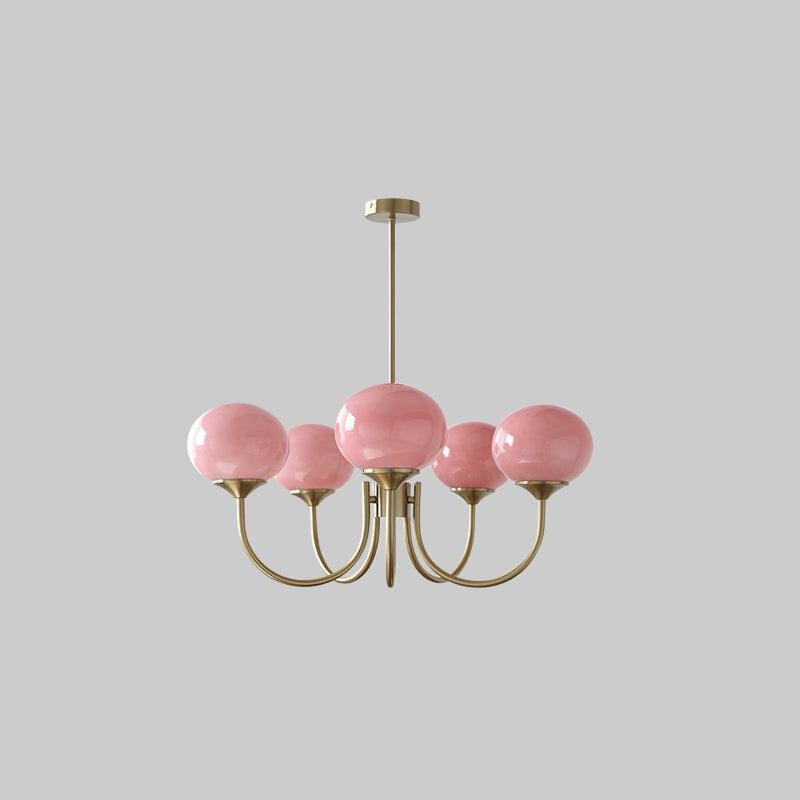 Nordic Bauhaus Glass Marshmallow Chandelier S168