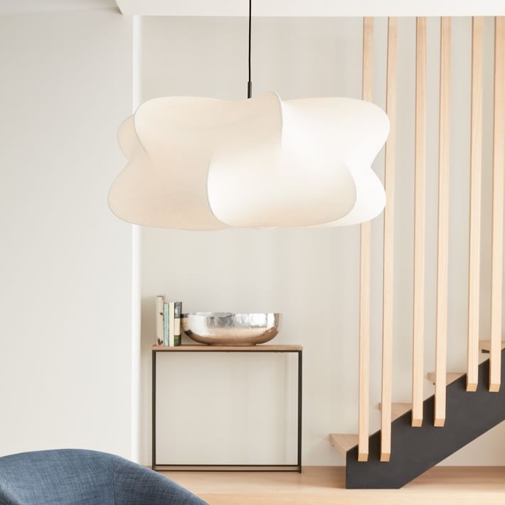 Havion Minimalist Pendant Lamp with Polymer Shade – Adjustable Height for Dining Rooms T065