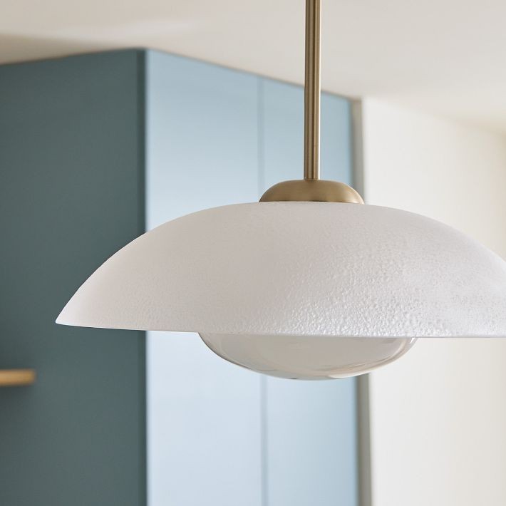 Elorina Pendant Light - Perforated Metal Shade, Champagne Bronze T042