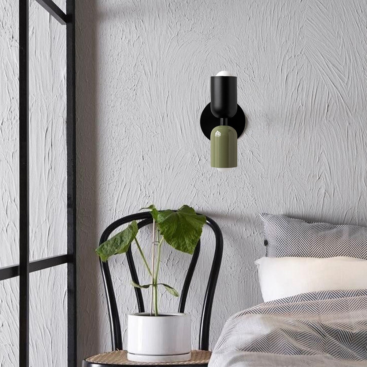 Colorful Double Head Up Down Wall Sconce S113