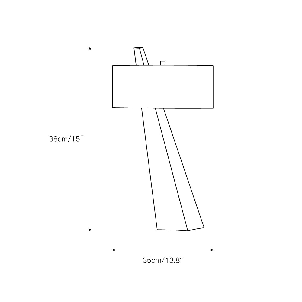 Jett Obelisk Table Lamp D461