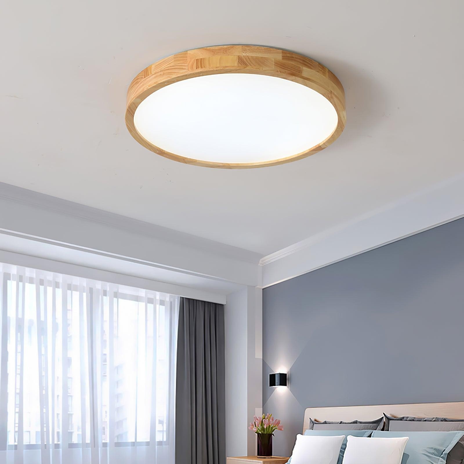 Wooden Geometric Ceiling Light M295