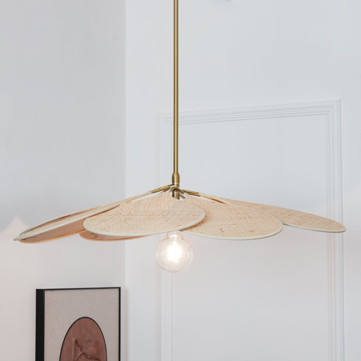 Petals Bloom Rattan Pendant Lamp M532