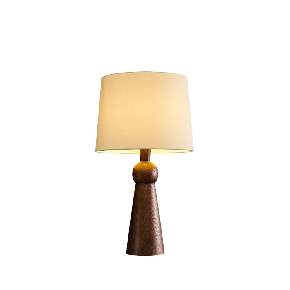 Nordic Retro Solid Wood Fabric Table Lamp M87