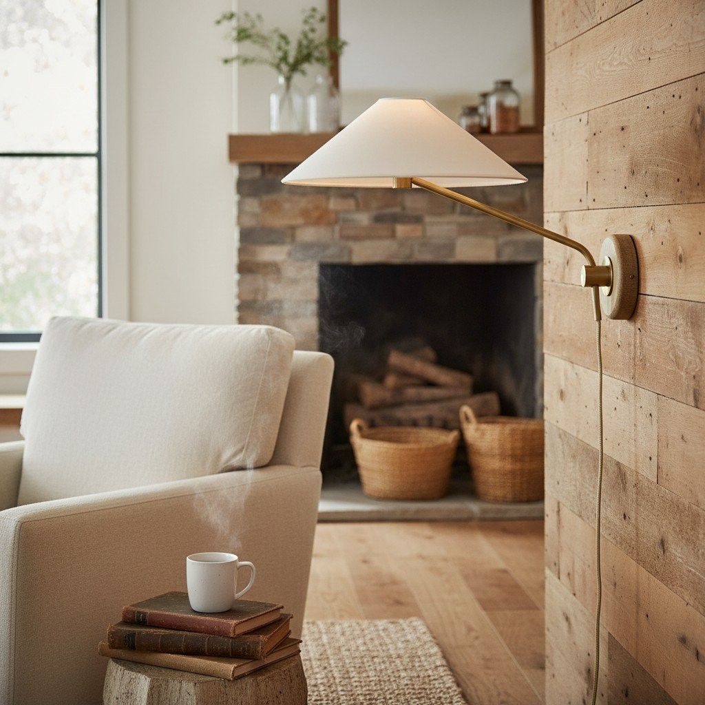 Ivoryne Pivoting Tapered Shade Light - Suitable for Modern Reading Corners T516