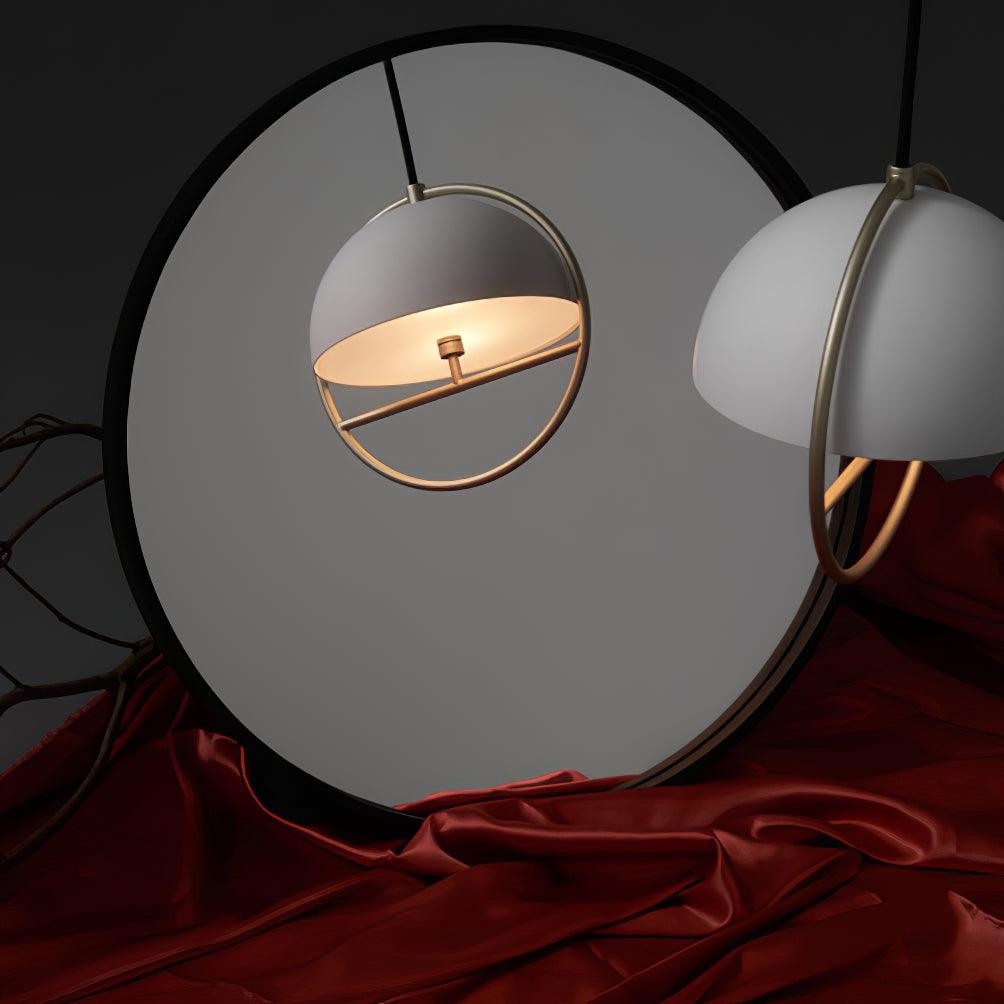 Nordic Hemispherical Ring Metal Pendant Lamp M551