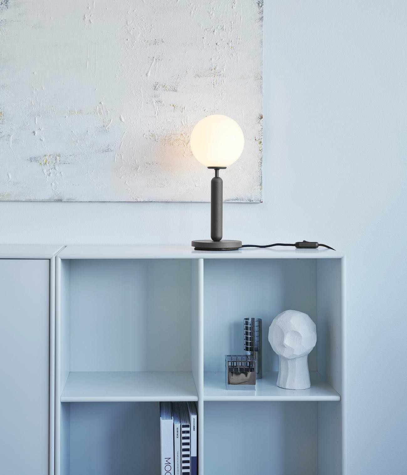 Spherical Stylish Glass Induction Table Lamp M48