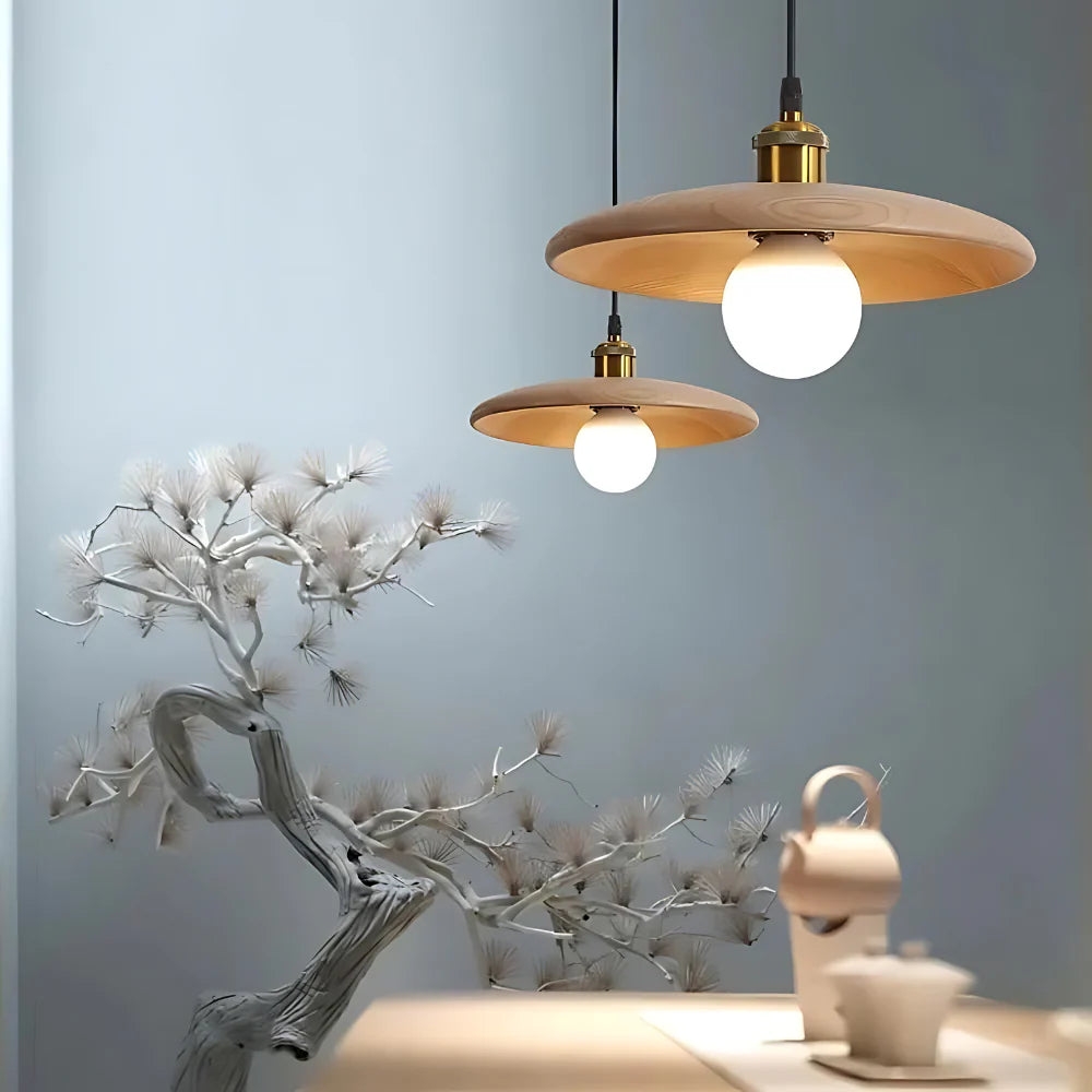 Olivia Japandi Charming Wooden Ceiling Light D841