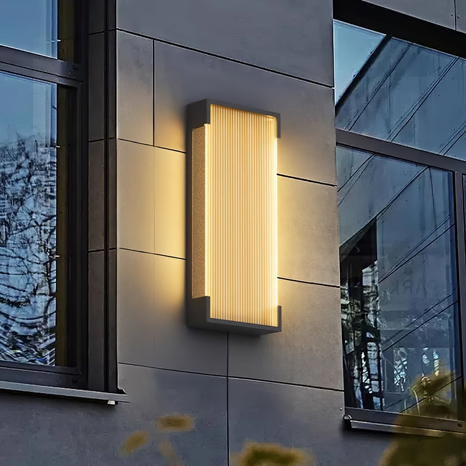 Rectangular Outdoor Wall Light M434