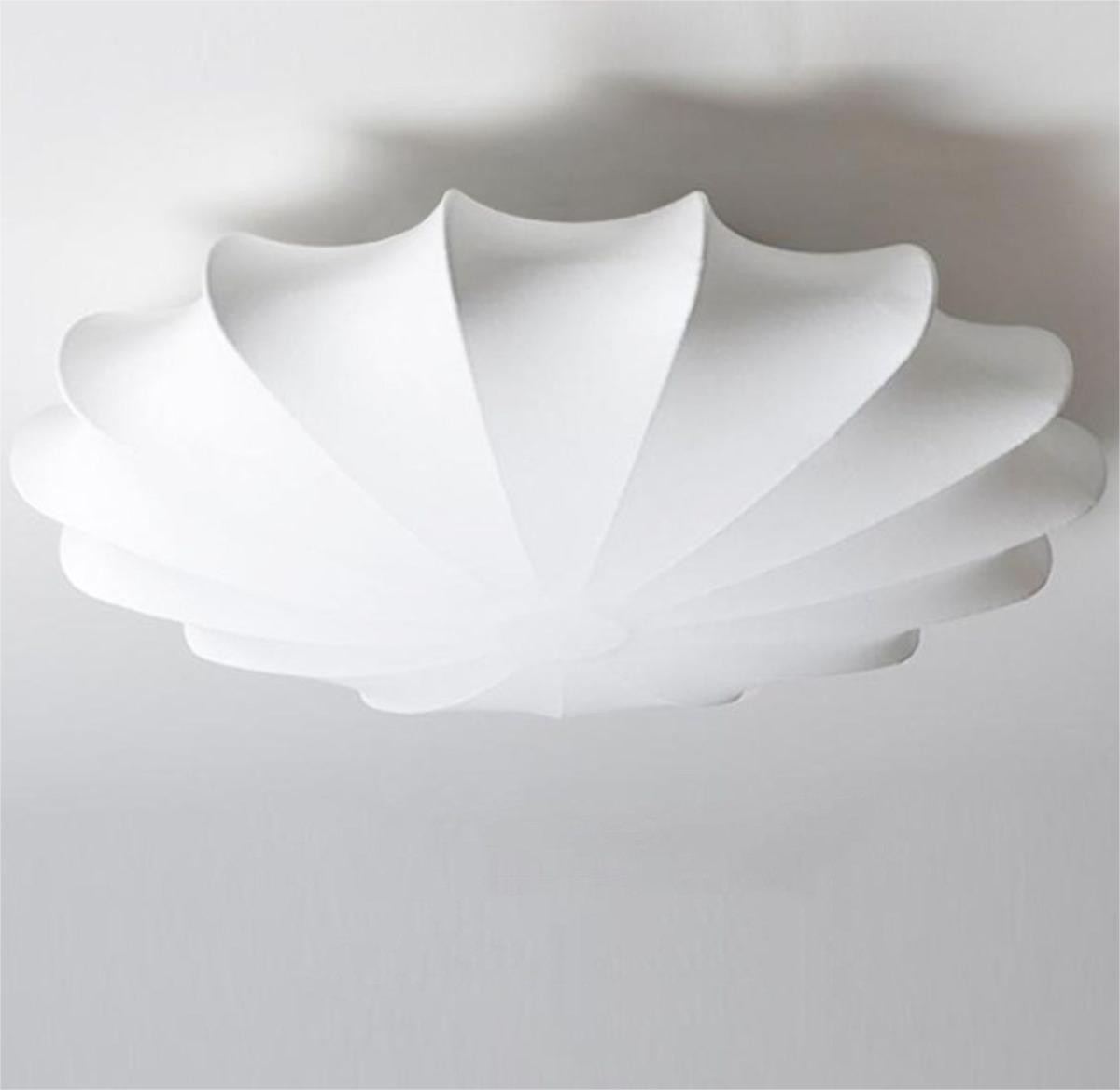 Japanese Style Wabi-Sabi Style Silk Ceiling Lamp S57