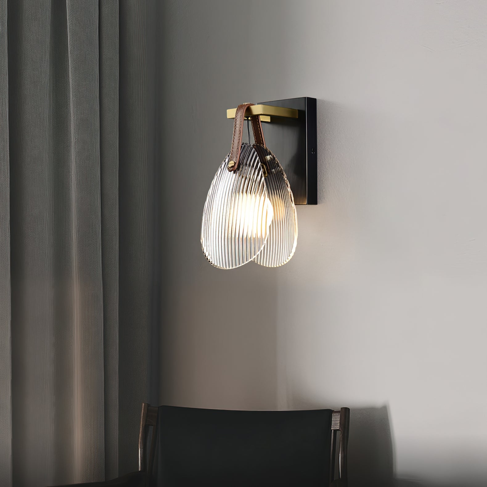 Shell Glass Wall Lamp D463