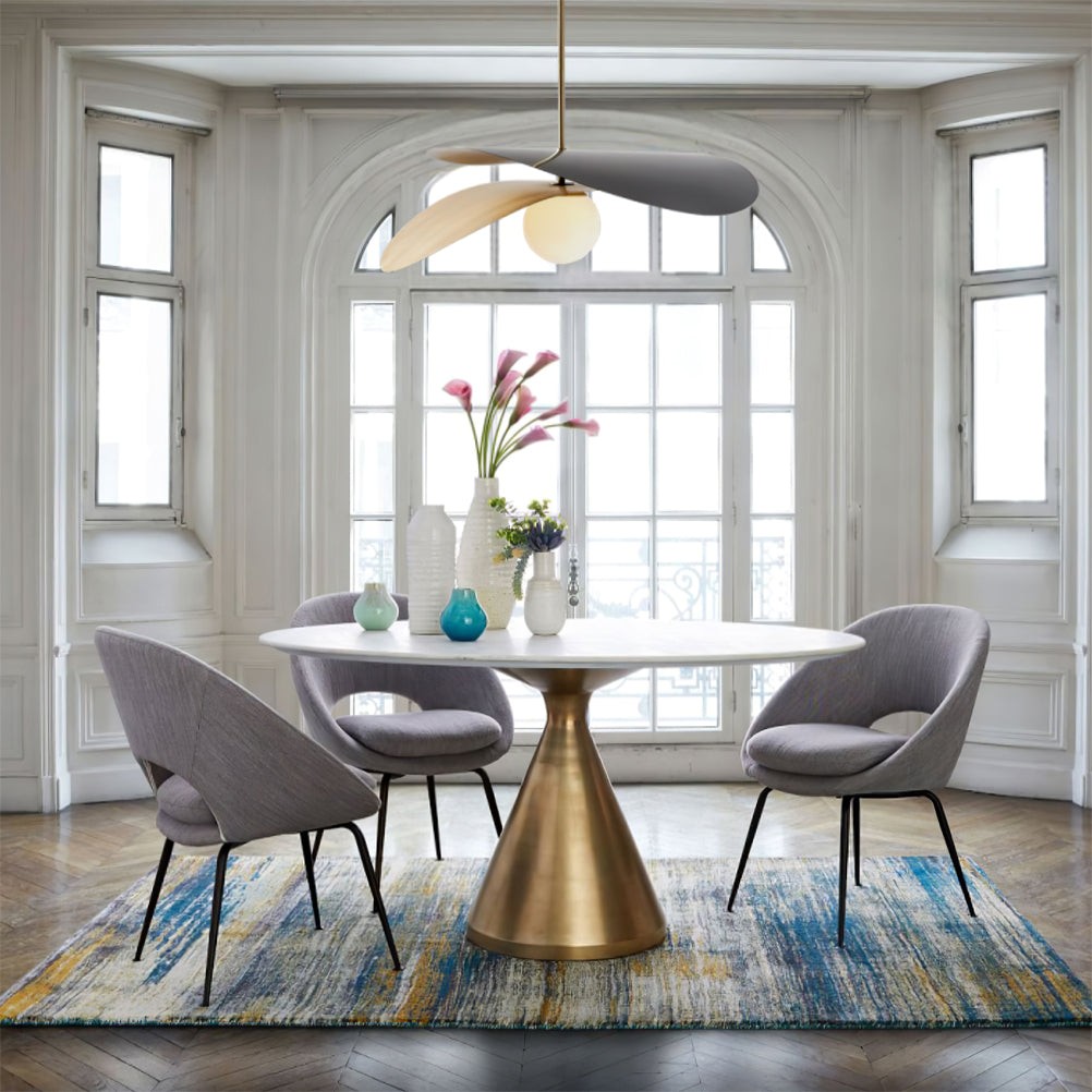 Nordic Simple Double-layer Spherical Glass Ball Chandelier M124